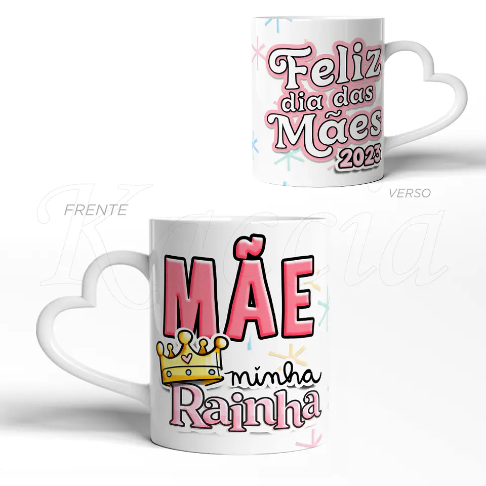 Caneca Mãe Minha Rainha 3