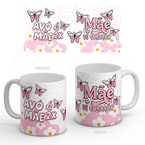 Caneca Avó é Mãe 2x