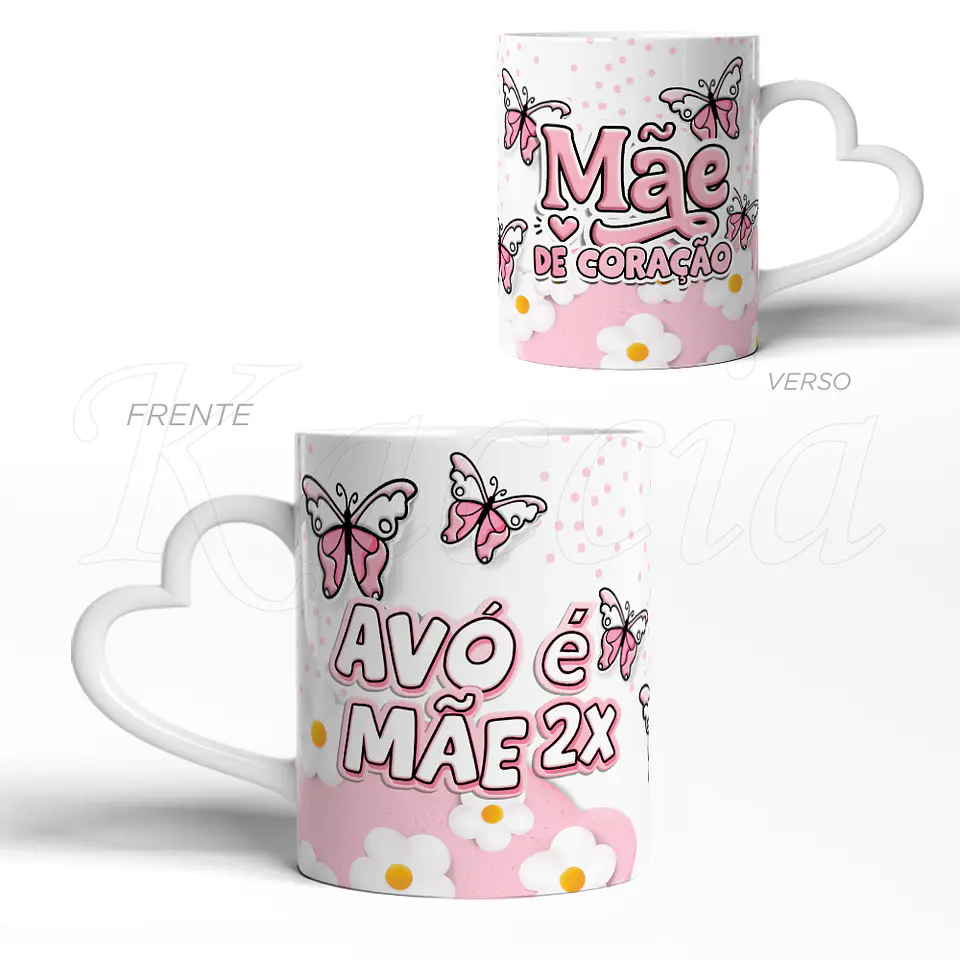 Caneca Avó é Mãe 2x 3