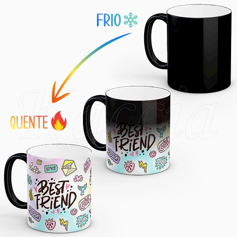 Caneca Best Friend Melhor Amiga