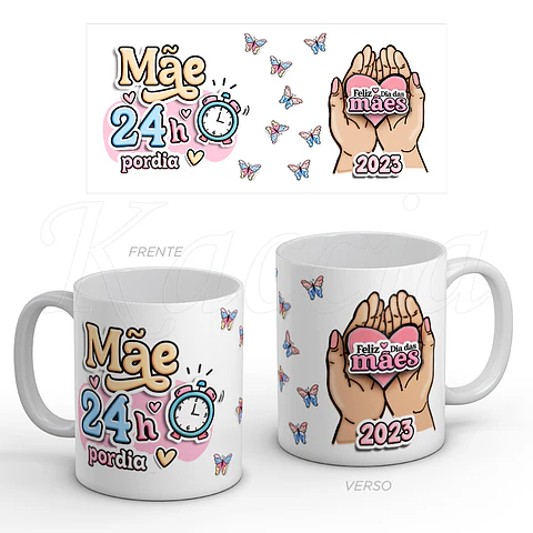 Caneca Mãe 24h por Dia