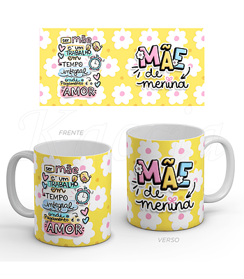 Caneca Mãe de Menina