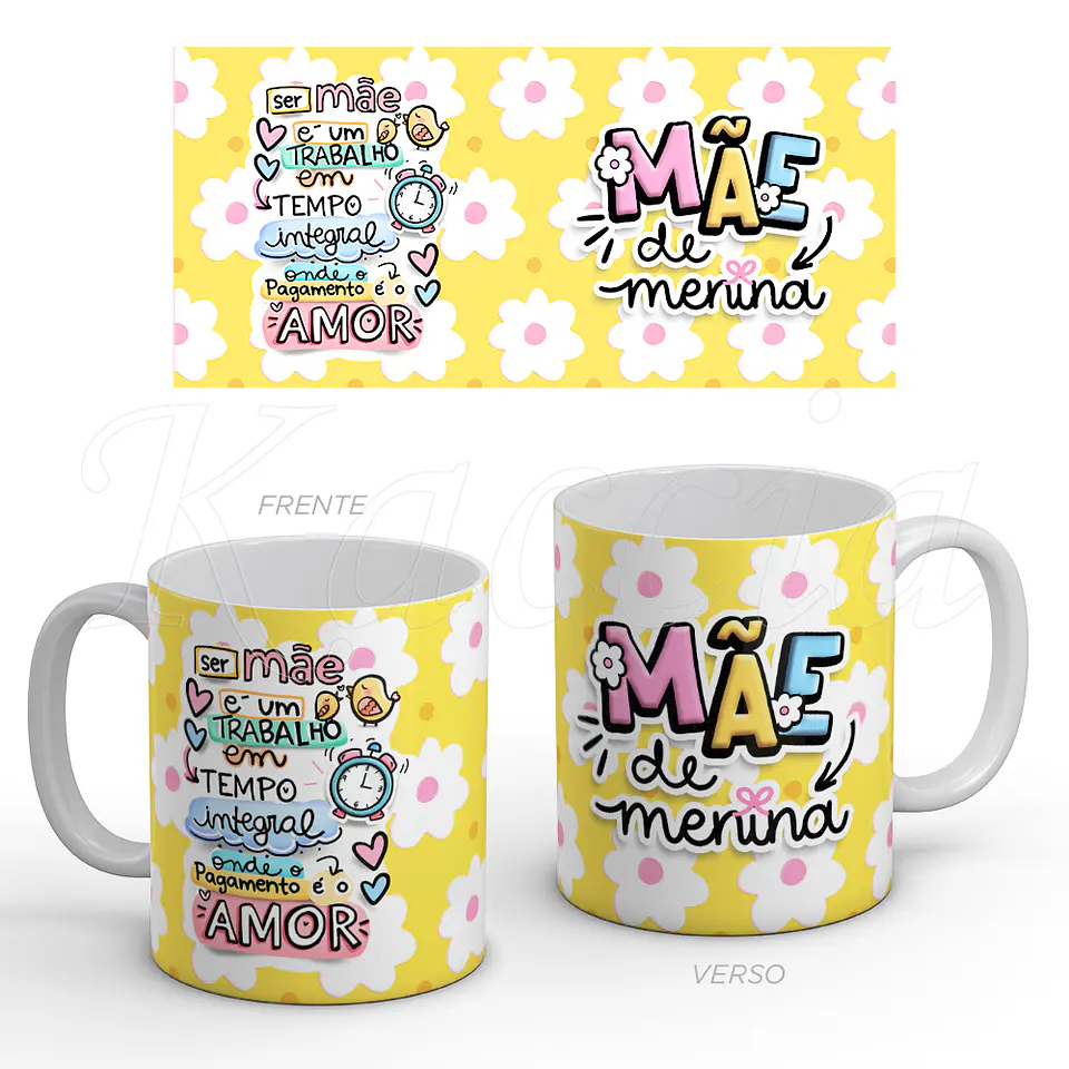 Caneca Mãe de Menina 1