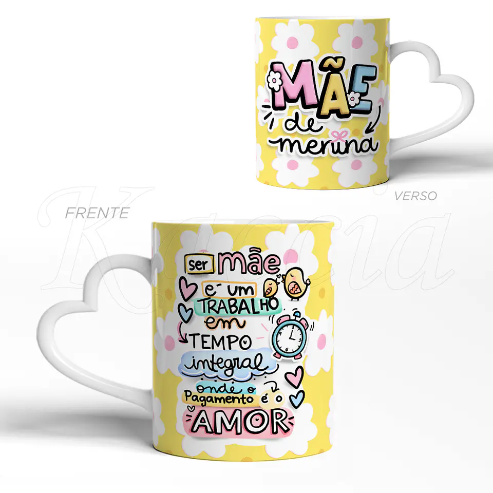 Caneca Mãe de Menina 3