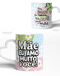 Caneca Mãe Amo Muito Você