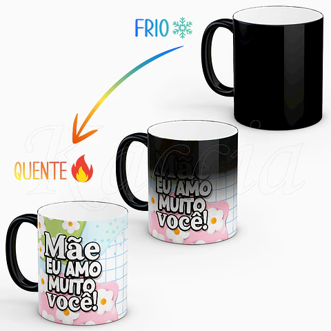 Caneca Mãe Amo Muito Você