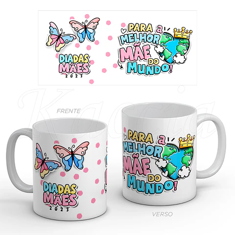 Caneca Melhor Mãe do Mundo