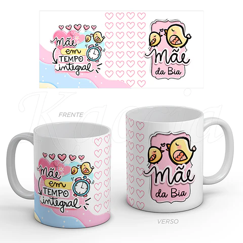 Caneca Personalizada Mãe Pintinho