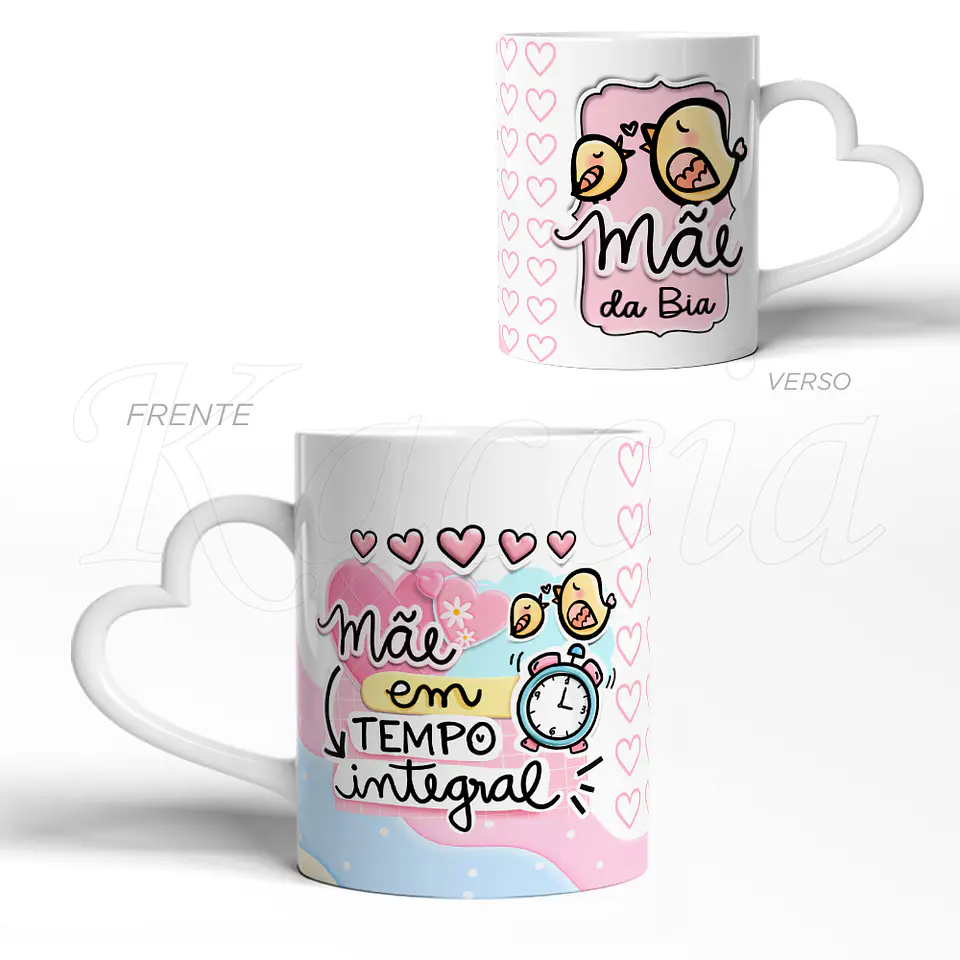 Caneca Personalizada Mãe Pintinho 3
