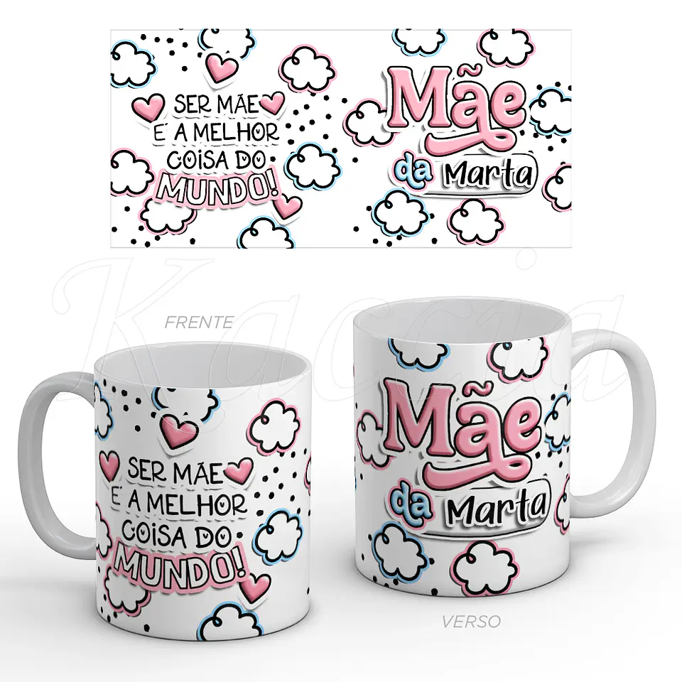 Caneca Personalizada Mãe Melhor Coisa do Mundo 4