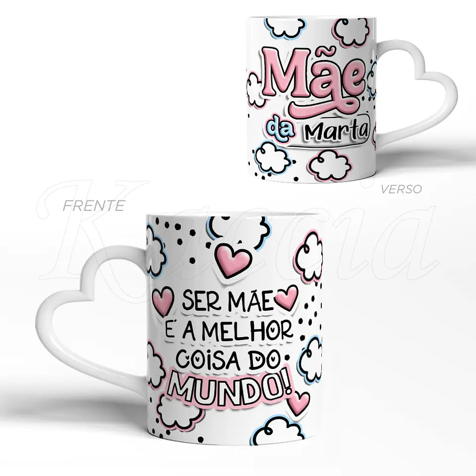 Caneca Personalizada Mãe Melhor Coisa do Mundo 6