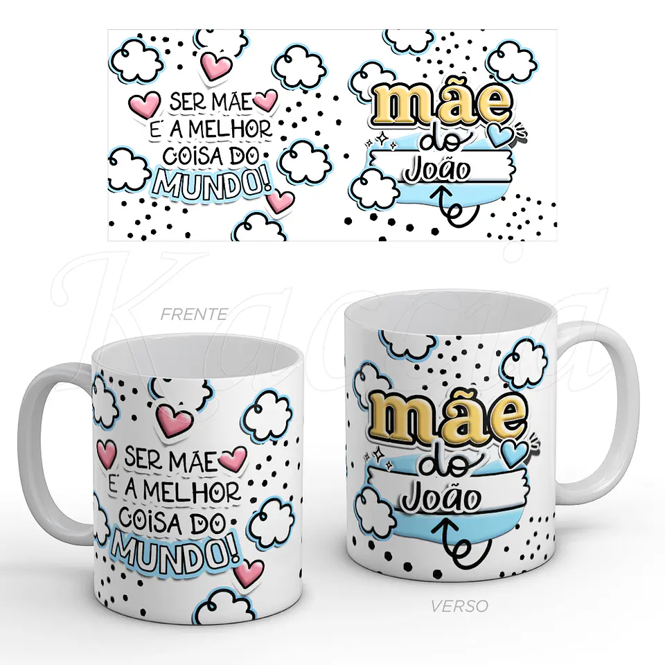 Caneca Personalizada Mãe Melhor Coisa do Mundo 1