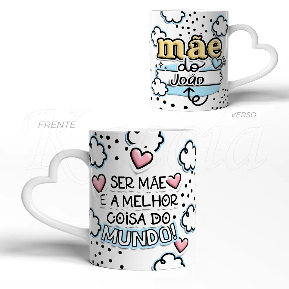 Caneca Personalizada Mãe Melhor Coisa do Mundo 3