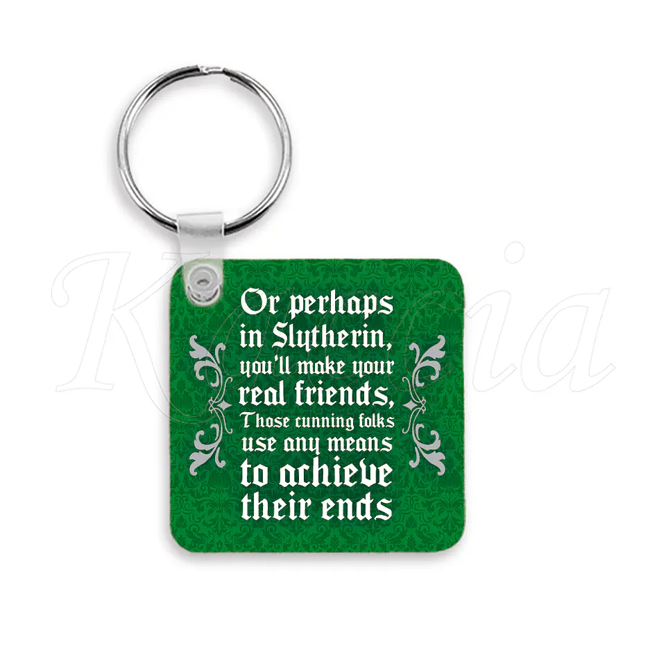 Porta-chaves Quadrado Slytherin - Harry Potter 3