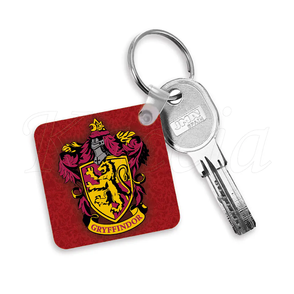 Porta-chaves Quadrado Gryffindor - Harry Potter 4