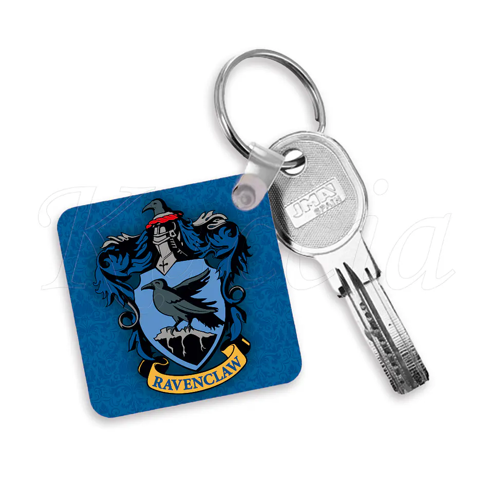 Porta-chaves Quadrado Ravenclaw - Harry Potter 4