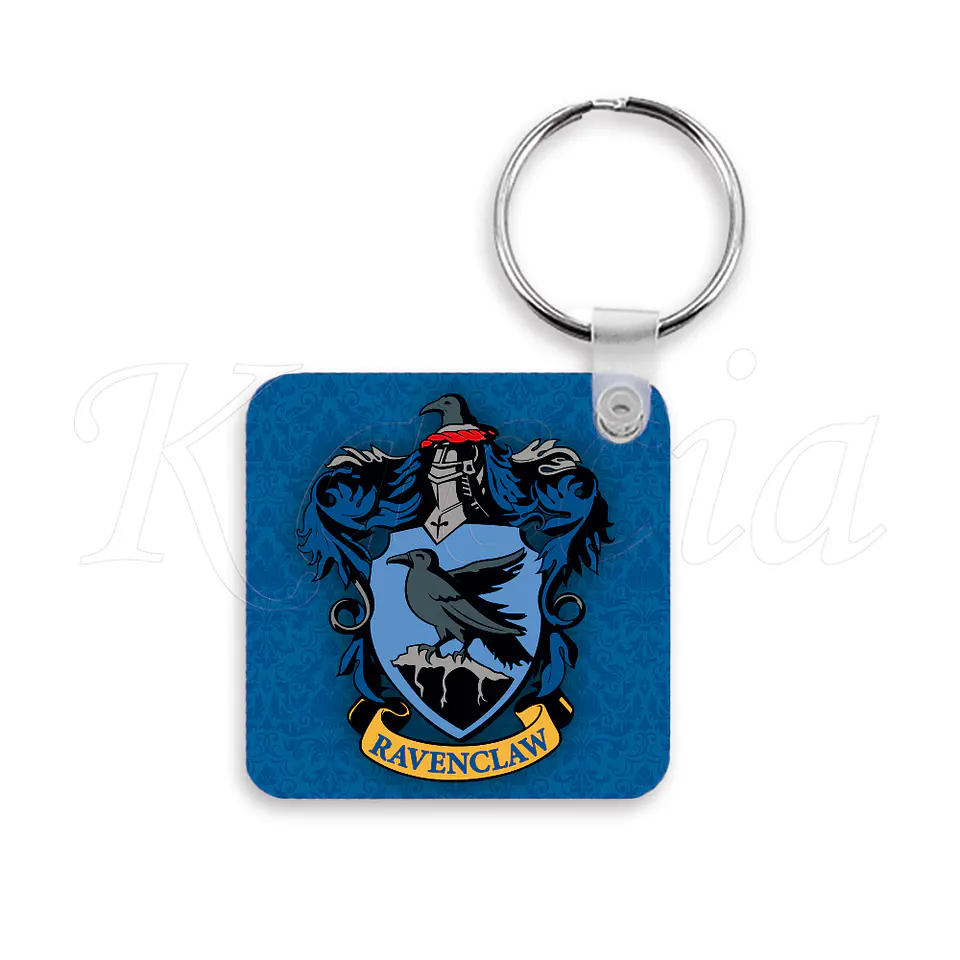 Porta-chaves Quadrado Ravenclaw - Harry Potter 2