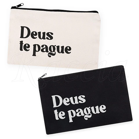 Nécessaire / Estojo Deus te Pague