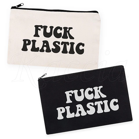 Nécessaire / Estojo Fuck Plastic