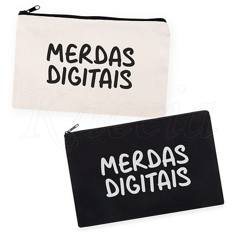Nécessaire / Estojo Merdas Digitais
