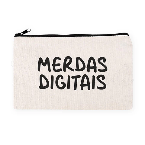 Nécessaire / Estojo Merdas Digitais