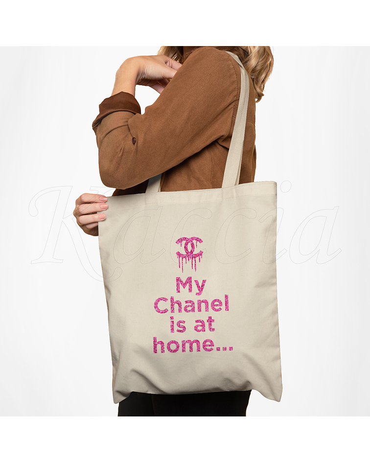 my chanel is at home tote