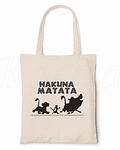 Saco Tote Bag Hakuna Matata O Rei Leão