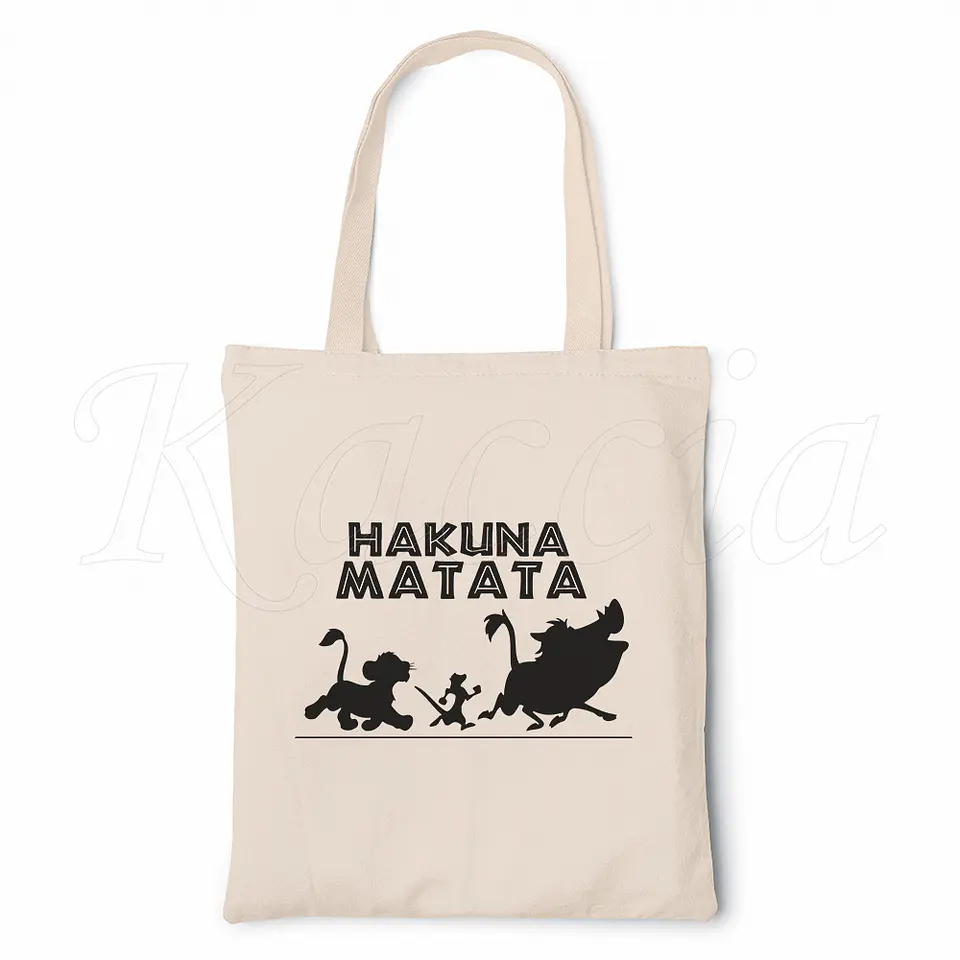 Saco Tote Bag Hakuna Matata O Rei Leão 2
