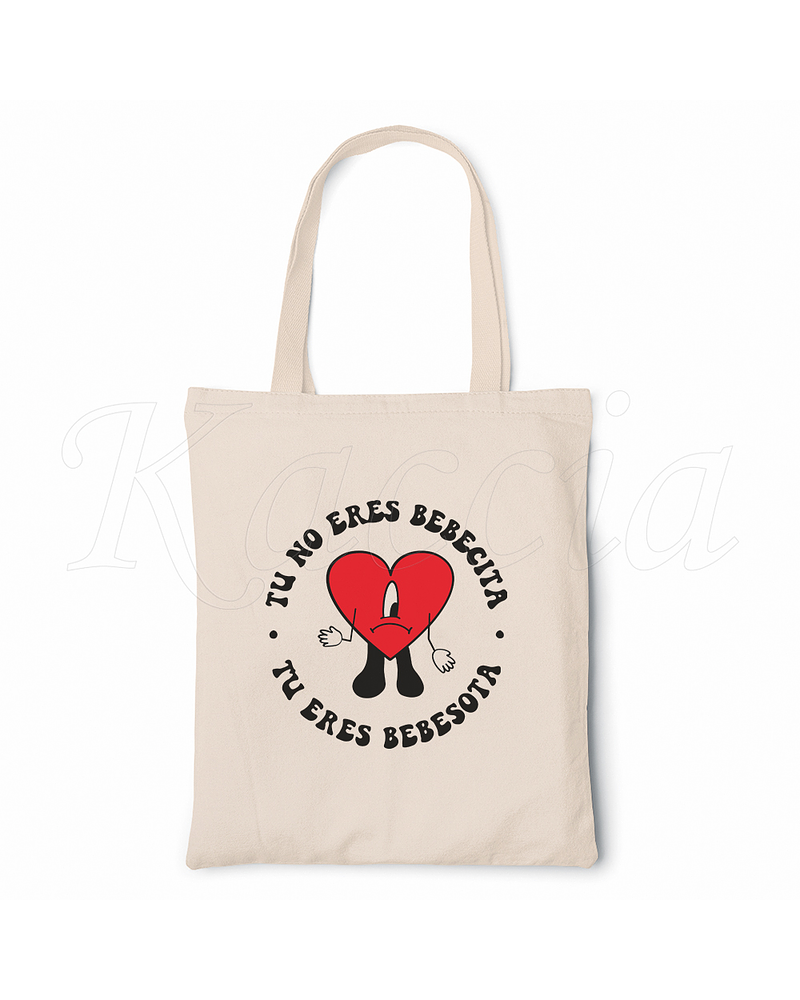 Saco Tote Bag Bebesota Benito Bad Bunny