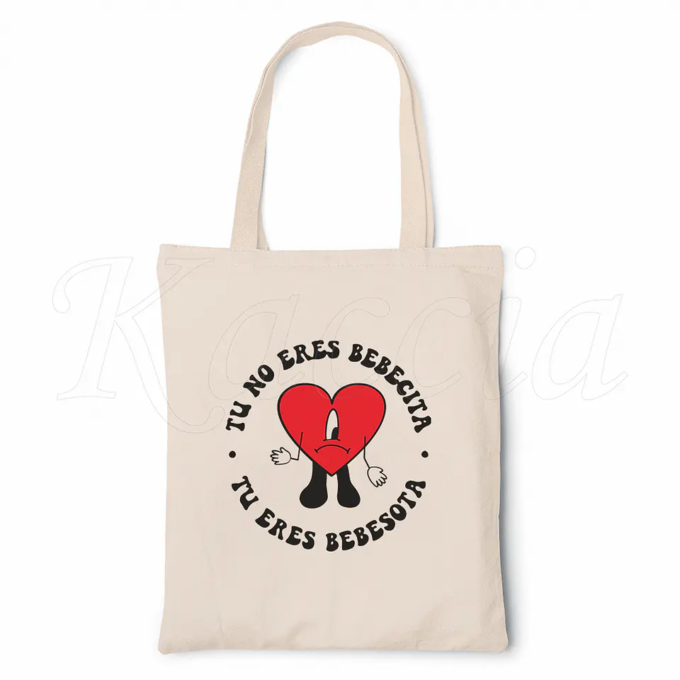 Saco Tote Bag Bebesota Benito Bad Bunny 1