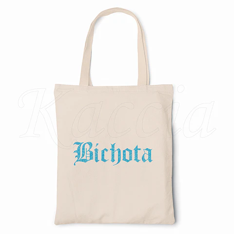 Saco Tote Bag Bichota Glitter