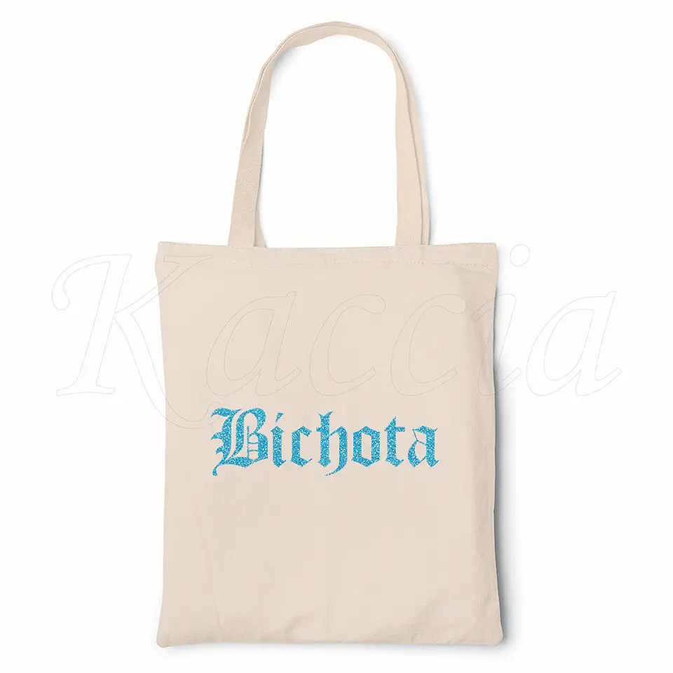 Saco Tote Bag Bichota Glitter 2
