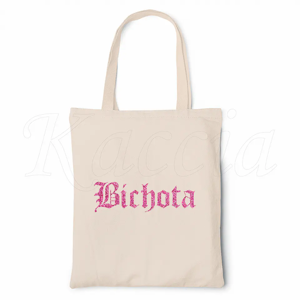 Saco Tote Bag Bichota Glitter 3
