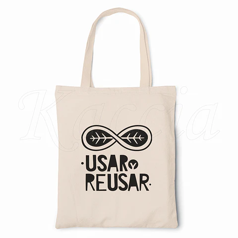 Saco Tote Bag Usar y Reusar
