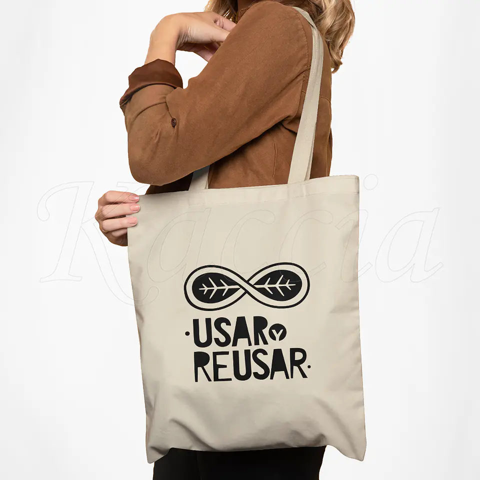 Saco Tote Bag Usar y Reusar 4