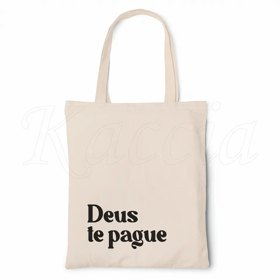 Saco Tote Bag Deus te pague 2