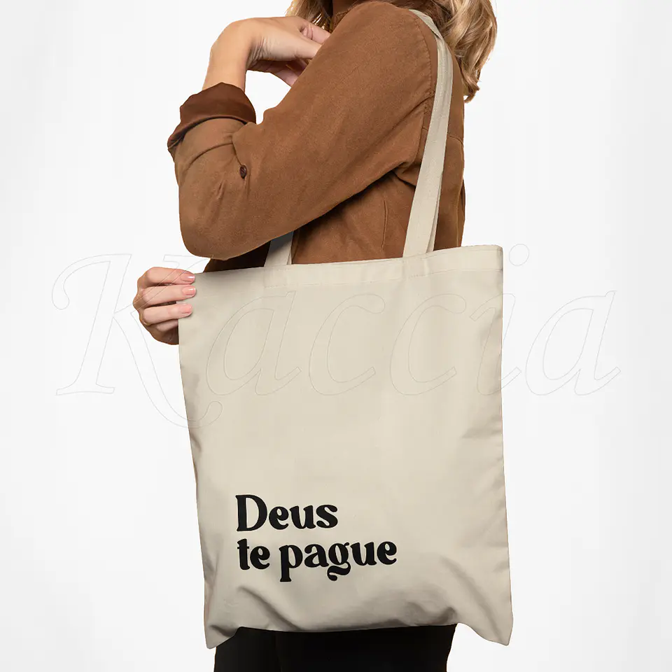 Saco Tote Bag Deus te pague 4