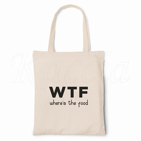 Saco Tote Bag WTF