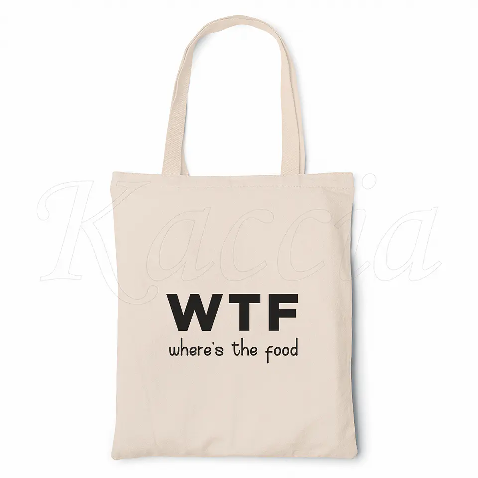 Saco Tote Bag WTF 2