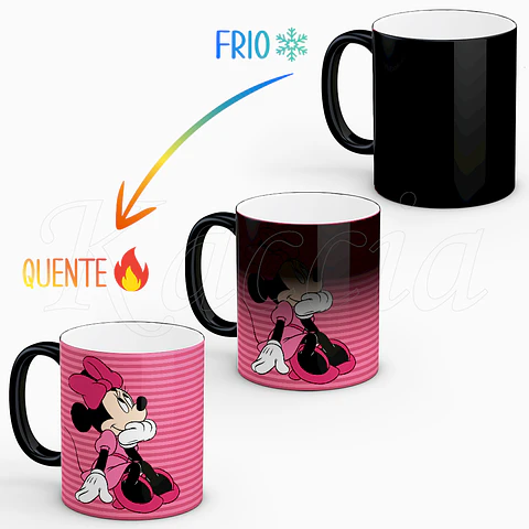 Caneca Minnie Mouse Pink