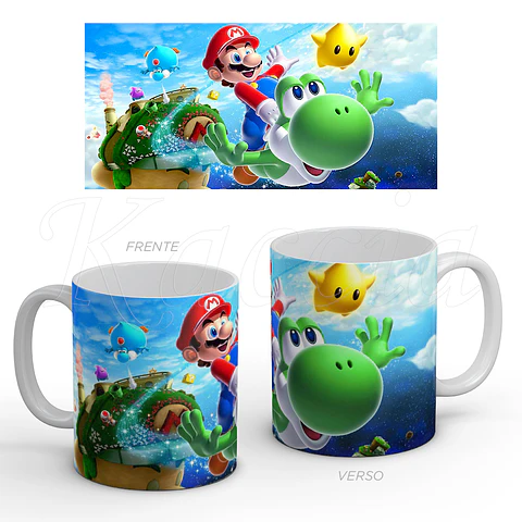 Caneca Super Mario Yoshi