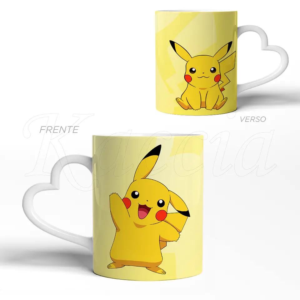 Caneca Pikachu Pokémon 3