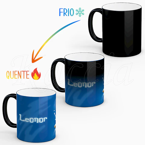 Caneca Personalizada Lilo Stitch com Nome