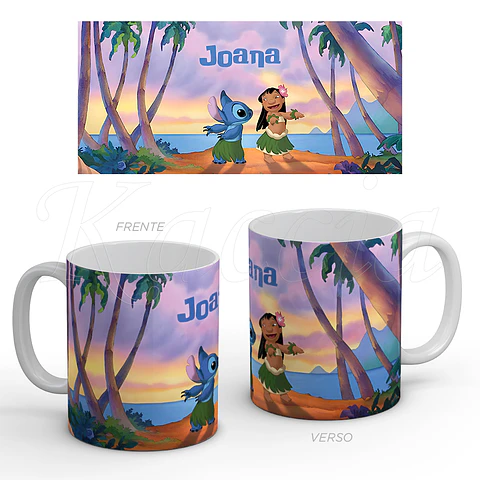 Caneca Personalizada Lilo & Stitch