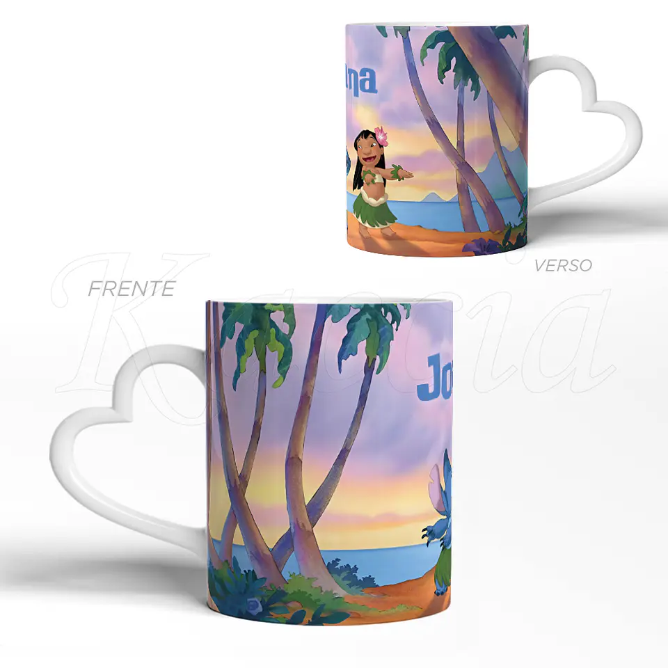 Caneca Personalizada Lilo & Stitch 3