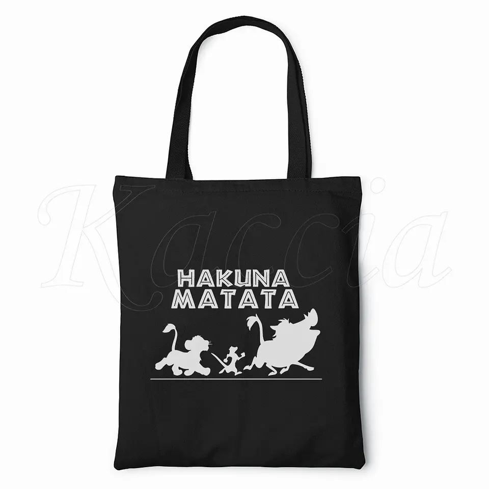 Saco Tote Bag Hakuna Matata O Rei Leão 3