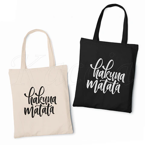 Saco Tote Bag Hakuna Matata