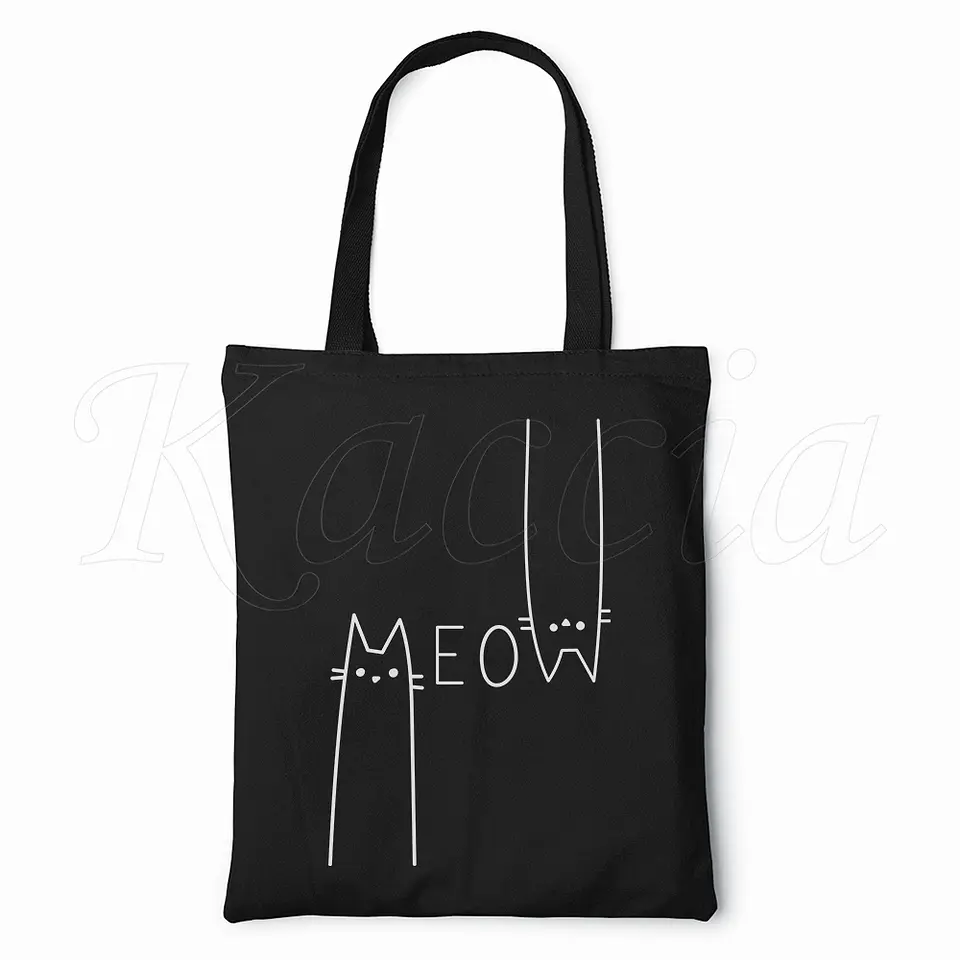 Saco Tote Bag Meow 3