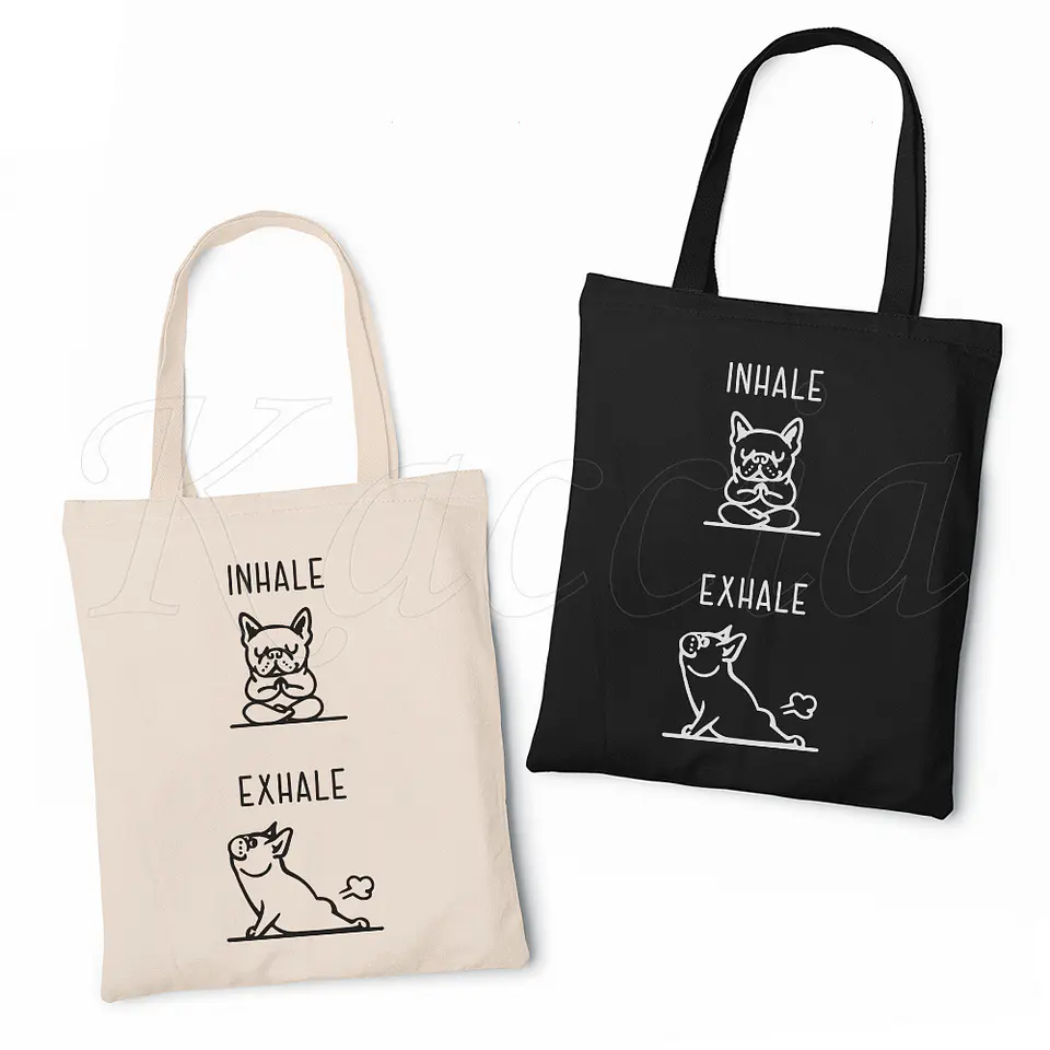 Saco Tote Bag Inhale Exhale 1