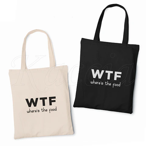 Saco Tote Bag WTF